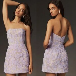 Helsi Marisa Strapless Pearl-Embellished Floral Dress